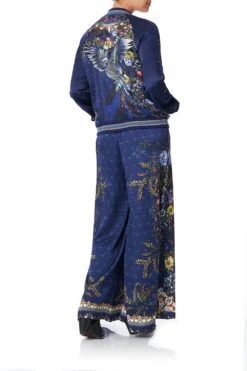 SOFT PANT WITH GODETS SOUTHERN TWILIGHT -Vivid Couture camilla raglan sleeve bomber jacket southern twilight 4 3cf2df41 9b14 4cba 8b19 3ccd755c46a2