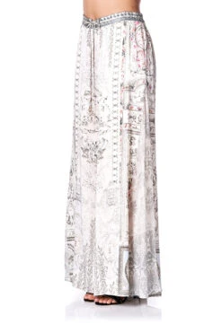 SOFT PANT WITH GODETS CRYSTAL CASTLE -Vivid Couture camilla soft pant with godets crystal castle 6