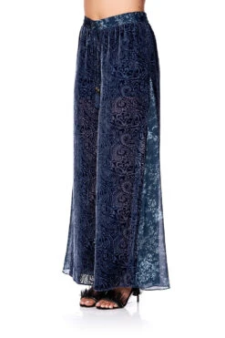 SOFT PANT WITH GODETS HOTEL BOHEME -Vivid Couture camilla soft pant with godets hotel boheme 6