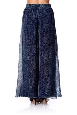 SOFT PANT WITH GODETS HOTEL BOHEME -Vivid Couture camilla soft pant with godets hotel boheme 7