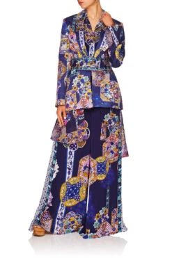 HIGH WAISTED TROUSER W/GODET STAR GAZER 16 HIGH WAISTED TROUSER W/GODET STAR GAZER -Vivid Couture camilla star gazer blazer w chiffon contrast 10 1 ba7a4684 28ea 4cae 93b0 a117d877e992