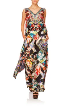 PANTS WITH SIDE SPLIT STAR GIRL -Vivid Couture camilla star girl pants w side split 5