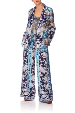 LOUNGE TROUSER W/CUFF TOKYO TRIBE -Vivid Couture camilla tokyo tribe pajama suit jacket 6 1 e337f7a6 78ab 4bdb 8ccc 4cc635674233