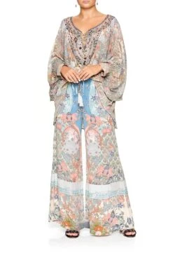 WIDE LEG DRAWSTRING WAIST PANT BLANCHES BLESSING