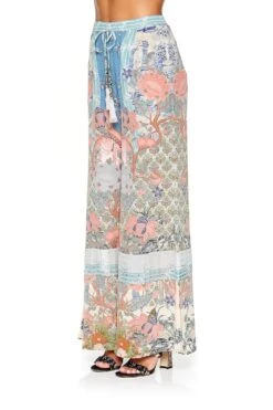 WIDE LEG DRAWSTRING WAIST PANT BLANCHES BLESSING -Vivid Couture camilla wide leg drawstring waist pant blanches blessing 6