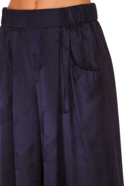 WIDE LEG PANT WITH GATHERED POCKET SOLID NAVY -Vivid Couture camilla wide leg pant w gathered pocket solid navy 4 fbfa8689 aa4f 4ec3 8e3b aeeafcc046c5