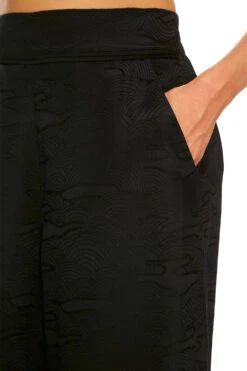 WIDE LEG PANT WITH CUFFS PAINTED LAND -Vivid Couture camilla wide leg pant with cuffs painted land 11