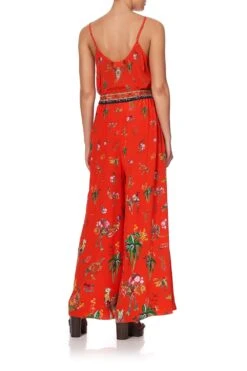 WIDE LEG PANT WITH GATHERED POCKETS CINEMA PARADISO -Vivid Couture camilla wide leg pant with gathered pockets cinema paradiso 1