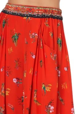 WIDE LEG PANT WITH GATHERED POCKETS CINEMA PARADISO -Vivid Couture camilla wide leg pant with gathered pockets cinema paradiso 8