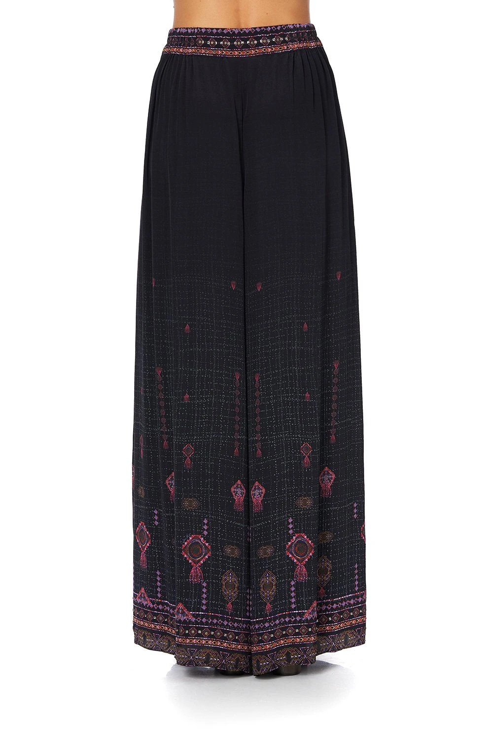 WIDE LEG PANT WITH GATHERED POCKETS MINA MINA - Image 7