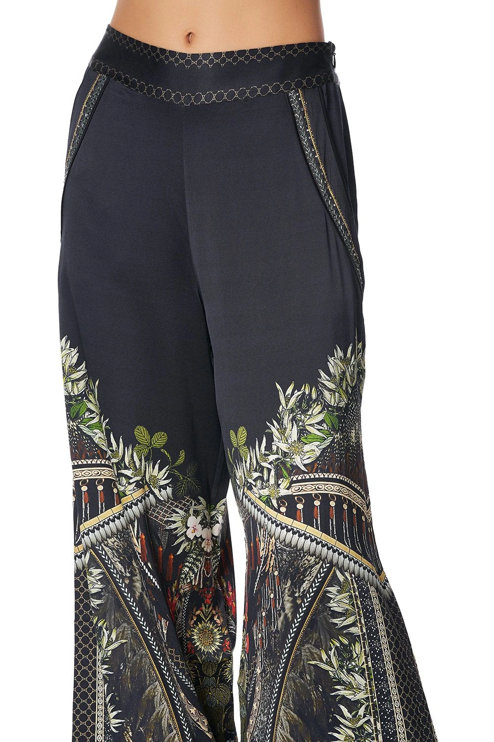 WIDE LEG PANT WITH SHAPED CUFF BOTANICAL CHRONICLES - Image 6