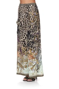 WIDE LEG TROUSER WITH FRONT POCKETS NOMADIC NYMPH -Vivid Couture camilla wide leg trouser w front pockets nomadic nymph 5