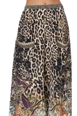 WIDE LEG TROUSER WITH FRONT POCKETS NOMADIC NYMPH -Vivid Couture camilla wide leg trouser w front pockets nomadic nymph 7