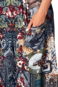 WIDE LEG TROUSER WITH FRONT POCKETS HOTEL BOHEME -Vivid Couture camilla wide leg trouser with front pockets hotel boheme 9