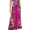 WIDE LEG TROUSER WITH FRONT POCKETS JUNGLE LANGUAGE -Vivid Couture camilla wide leg trouser with front pockets jungle language 1
