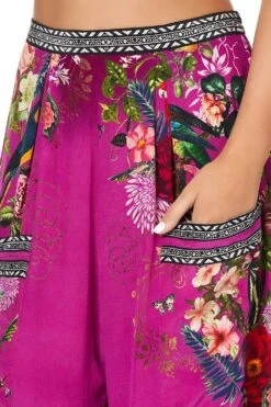 WIDE LEG TROUSER WITH FRONT POCKETS JUNGLE LANGUAGE 17 WIDE LEG TROUSER WITH FRONT POCKETS JUNGLE LANGUAGE -Vivid Couture camilla wide leg trouser with front pockets jungle language 8