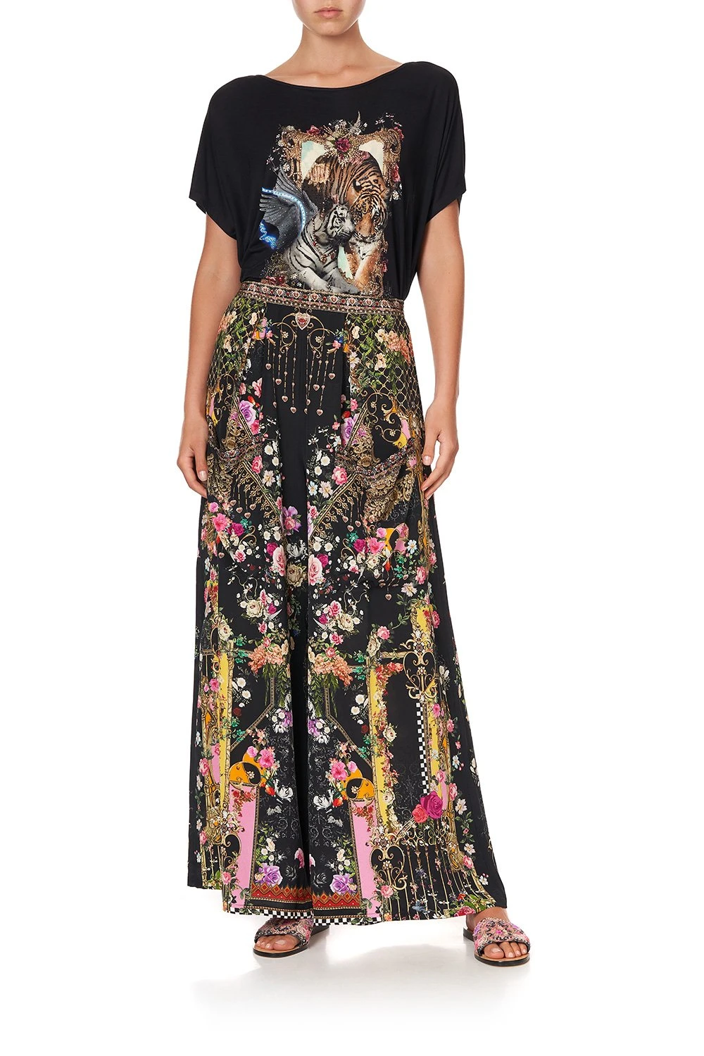 WIDE LEG TROUSER WITH FRONT POCKETS MONTAGUES CAPULET - Image 3