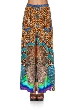 WIDE LEG TROUSER WITH FRONT POCKETS MOTHER XANADU -Vivid Couture camilla wide leg trouser with front pockets mother xandadu 4