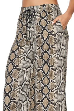 LACE UP FRONT FLARED PANT KAKADU BOO -Vivid Couture lace up front flared pant kakadu boo 7 a19265e3 60ec 45a0 8a7e 2ccdcd77f2e3