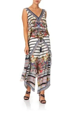 TIE DETAIL WRAP OVER HAREMS JOIE DE VIVRE -Vivid Couture layer pant 2