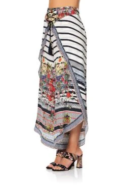 TIE DETAIL WRAP OVER HAREMS JOIE DE VIVRE -Vivid Couture layer pant 5