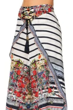 TIE DETAIL WRAP OVER HAREMS JOIE DE VIVRE -Vivid Couture layer pant 7