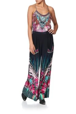 WIDE LEG TROUSER WITH FRONT POCKETS RAINBOW EYES